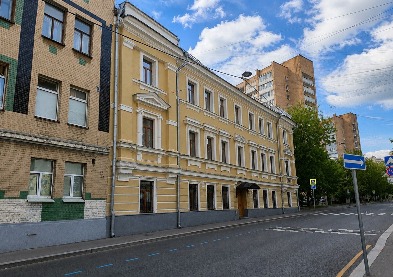 фасад дома, здание по адресу г Москва, Большой Казённый пер, д 8 стр 1